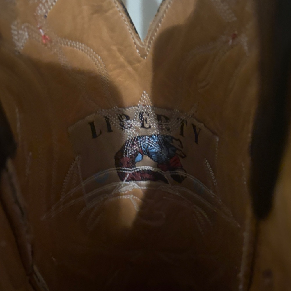 Liberty Boot Co. Black and White Boots. Style called Dallas. NIB. - Picture 2 of 13